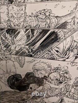 BRETT BOOTH ADELSO CORONA ORIGINAL ART Gunslinger ISSUE 2 PAGE 11. Beautiful