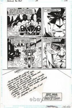 Barry Kitson Signed Original Art Batman Shadow of the Bat #37 Batmobile & Joker