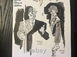 Batman #0 Two-Face & Joker Original Long Halloween Art Sketch By Tim Sale