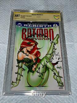 Batman #1 Blank Cover Cbcs 9.8 Ss Oa. Tucci & Jose Varese Original DC Comic Art