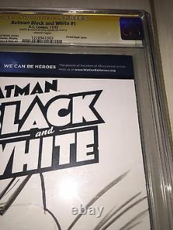 Batman #1 Blank Cover Original Art Sketch Neal Adams Cgc 9.6 Ss DC Comic Art