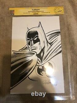 Batman 1 CGC SS Detective Gotham Original art Sketch Rubinstein 2018