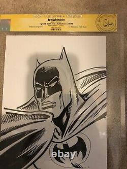 Batman 1 CGC SS Detective Gotham Original art Sketch Rubinstein 2018