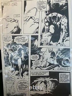 Batman Dark Knight Gene Colan Klaus Janson Original Art DC comics withprinted comi