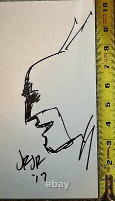 Batman John Romita Jr. Original Art Sketch SD Comic Con 2017 Marvel Comics Rare