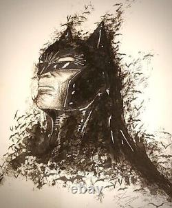 Batman Original Art Comic By Eric Magallon Deceased Artist 11x14