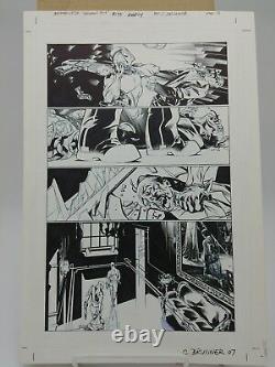 Batman Original Comic Book Art LOTDK (Testament Part 4) Page 4 Chris Brunner