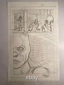 Batman The Bat And The Cat Original Art Layouts By Kevin Maguire