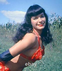 Bettie Page Superbetty Original Novelty Cover Art Transparency