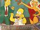 Big Winner The Simpsons Hand Painted Original Production Art Animation Cel