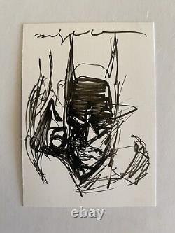 Bill Sienkiewicz Batman Sketch Card Original Art