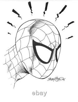 Bob McLeod Signed Original Marvel Comics Art Sketch Amazing Spider-man