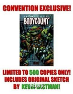 Bodycount Hardcover Rare SDCC HC Ltd to 500 with Original TMNT art Simon Bisley