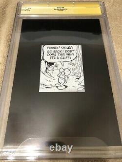 Bone 1 CGC 9.0 SS Jeff Smith Original art sketch 5th Print CARTOON 6/1993