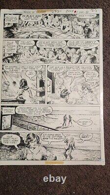 Bronze Age original comic art 1976