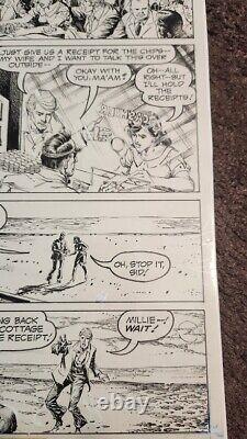 Bronze Age original comic art 1976