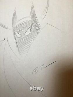 Bruce Timm Original Art Batman the Animated Series Pencil Sketch SDCC 1993