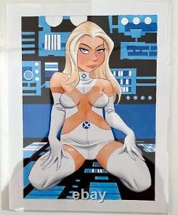 Bruce Timm! Original Color Art of Emma Frost White Queen of the X-Men