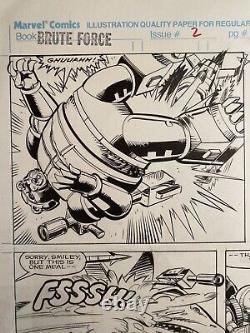 Brute Force 2 Pg 19 Original Art By Jose Delbo Mike Decarlo Disney Plus