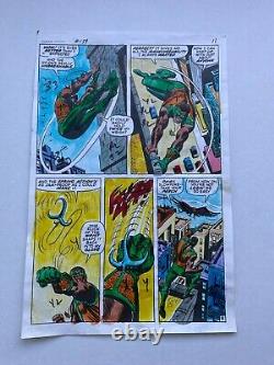 CAPTAIN AMERICA #139 ART original COLOR GUIDE FALCON ROMITA STAN LEE 1971