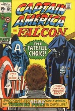 CAPTAIN AMERICA #139 ART original COLOR GUIDE FALCON ROMITA STAN LEE 1971