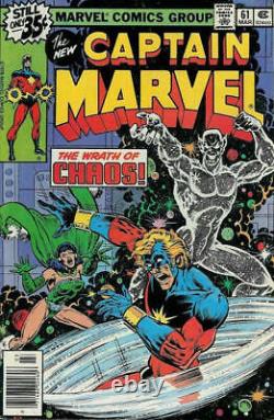 CAPTAIN MARVEL #61 art original color guide 1979 TITLE SPLASH DRAX ELYSIUS