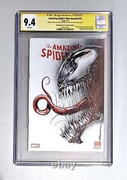 CGC 9.4 Spider-Man Annual #1 Original Venom & Carnage sketch art by Gorkem Demir