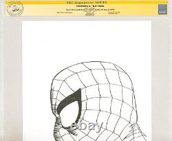 CGC SS John Romita Jr. & Scott Hanna Original Comic Art Sketch Spider-man