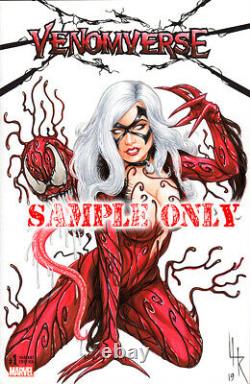 COMIC BABES Your Choice Original Art Sketch Cover by Artist Lance HaunRogue