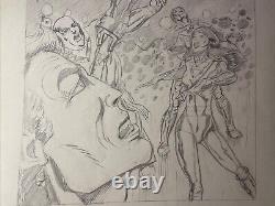 COMIC BOOK ART Super Heroes Original Storyboard Page Layout UNKNOWN SERIES X1