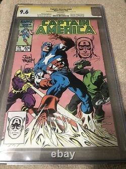 Captain America 324 CGC 9.6 2XSS Mike Zeck original art sketch 12/1986 1st Slug