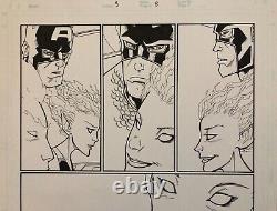 Captain America/Korvac Saga Original Comic Art Marvel #3 pg. # 8 Rousseau GOTG