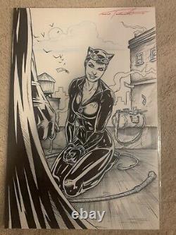 Catwoman Original Art (7x10.5) Vinnie Tartamella SIGNED see description