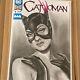 Catwoman Selina Kyle Original Art- Sketch Cover Blank Comic Book By Sutton Kane