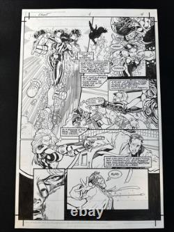 Christian Zanier & Steve Moncuse Ghost #4 Page 4 Original Art Action Page 1998