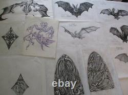 Collection Drawings Comic Illustration Animation Bat Creature Architectural