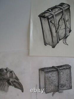 Collection Drawings Illustration Animation Art Comic Ancient Book Designs Spider