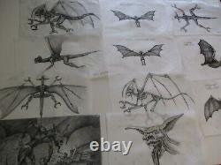 Collection Drawings Illustration Animation Comic Art Flying Bat Bats Creatures