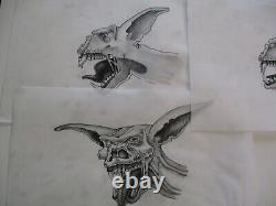 Collection Drawings Illustration Animation Comic Bat Creature Lot Mystery Artist