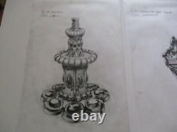 Collection Of Drawings Treasure Antique Relic Box Design Comic Illustration Art