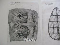 Collection Of Drawings Treasure Antique Relic Box Design Comic Illustration Art