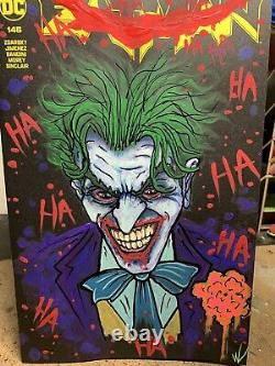 Comic Book Sketch Cover Original Art Batman The Joker