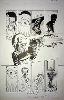 Comic Tyrese Gibson's Mayhem! Original Art By Tone Rodriguez #2 Pg 2 Image Comic