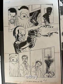 Comic Tyrese Gibson's Mayhem! Original Art By Tone Rodriguez #2 Pg 2 Image Comic