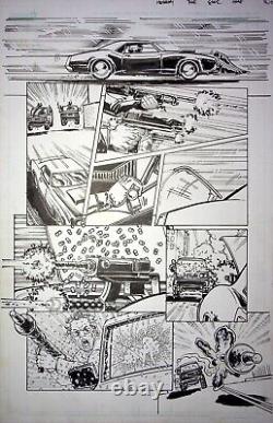 Comic Tyrese Gibson's Mayhem! Original Art By Tone Rodriguez #2 Pg10 Image Comic