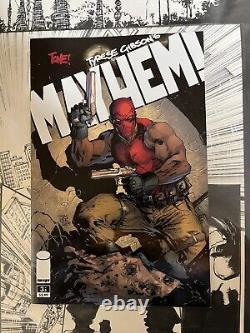 Comic Tyrese Gibson's Mayhem! Original Art By Tone Rodriguez #3 Pg1 Image Comic