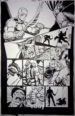 Comic Tyrese Gibson's Mayhem! Original Art By Tone Rodriguez #3 Pg12 Image Comic