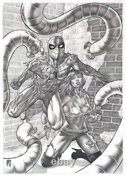 Commission A Piece Of Original Comic Art By Gene Espy! Pencil Only! Huge