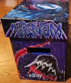 Custom Original Art Sketch Venom / Symbiote BCW Short Comic Storage Box
