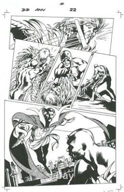 DAREDEVIL Annual #1 page 22 Alan Davis Original Art DR STRANGE 1/2 Splash 2012